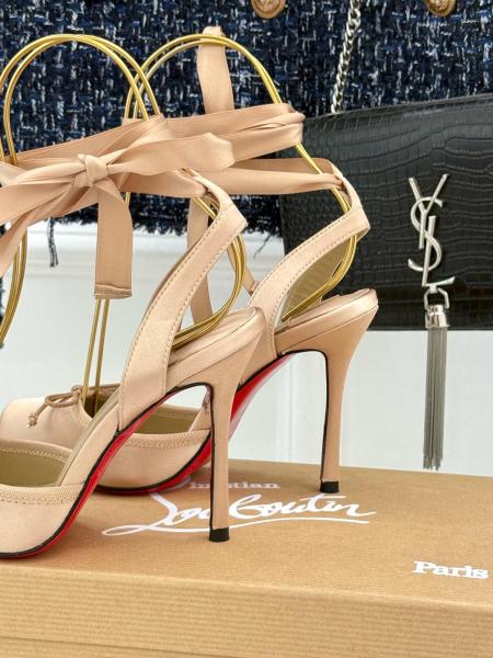 Christian Louboutin CHRISLV Cassia Slim Heel High Heels 10cm Women's Pink