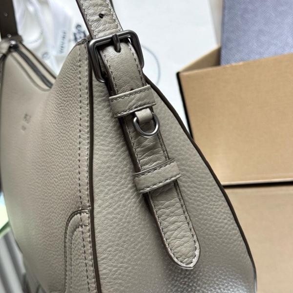 PRADA Deerskin Shoulder Bag Large Women's Clay 1BC280_2HIK_F0572_V_OOO size L36cm W11cm H20cm