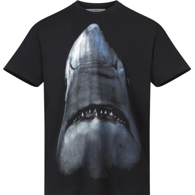 Givenchy Shark Printed Crewneck T Shirt
