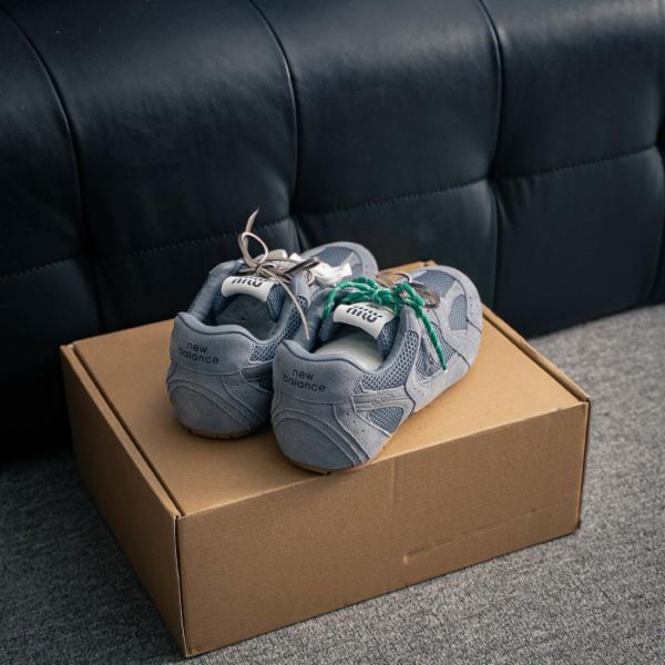 MIU MIU x New Balance NB 530 SL Suede Low top Casual Shoes Women's Light Purple Blue