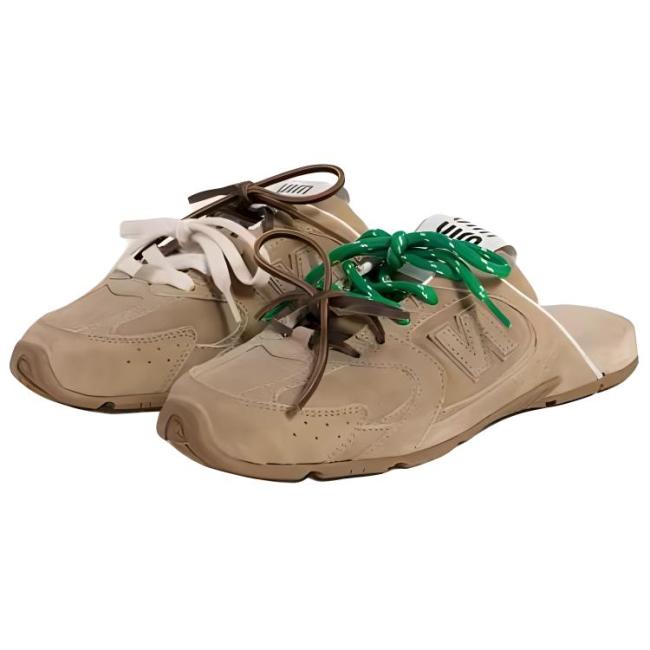 MIU MIU x New Balance Closed Toe Slippers Unisex Brown