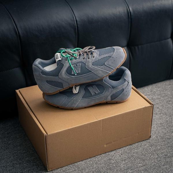 MIU MIU x New Balance NB 530 SL Suede Low top Casual Shoes Women's Light Purple Blue