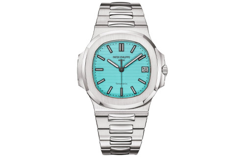 PATEK PHILIPPE NAUTILUS Automatic Mechanical Movement Unisex Watch 40mm Blue Dial