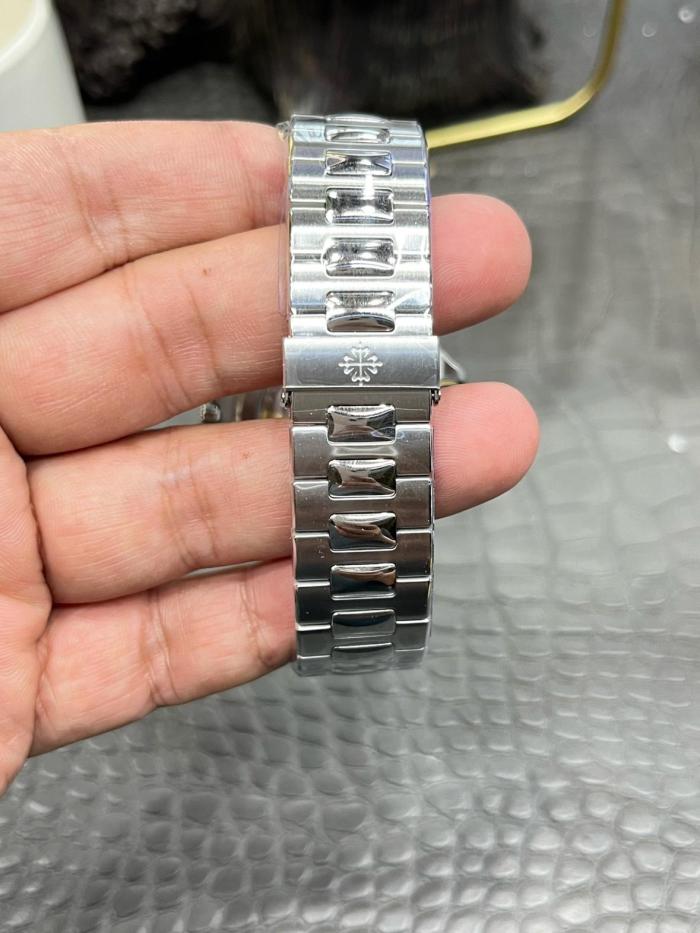 PATEK PHILIPPE NAUTILUS Automatic Mechanical Movement Unisex Watch 40mm Blue Dial