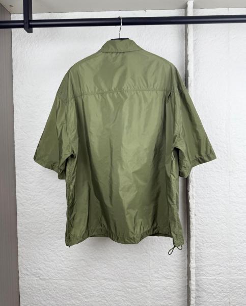 PRADA Short Sleeve Light Re Nylon Shirt Men's Green