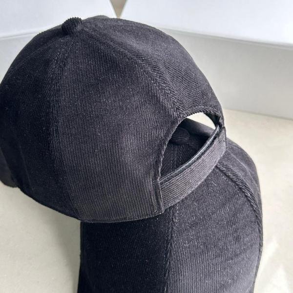 Prada triangle-logo corduroy cap