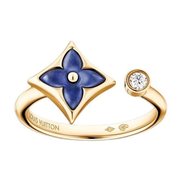 LOUIS VUITTON COLOR BLOSSOM BB 18K Gold Rings Unisex Gold