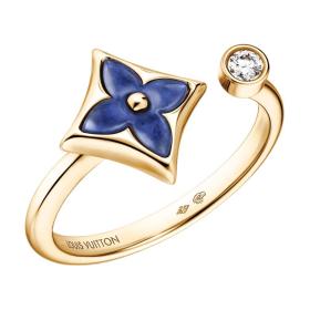 LOUIS VUITTON COLOR BLOSSOM BB 18K Gold Rings Unisex Gold