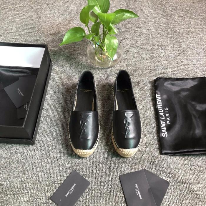Saint Laurent logo-motif espadrilles Women's