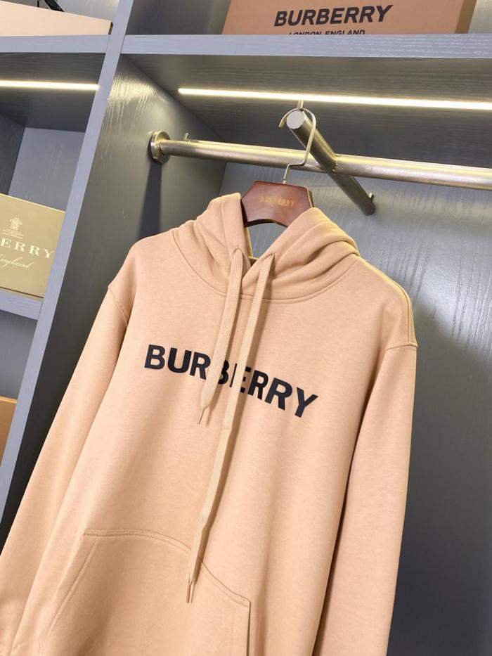Burberry Logo Detailed Drawstring Hoodie