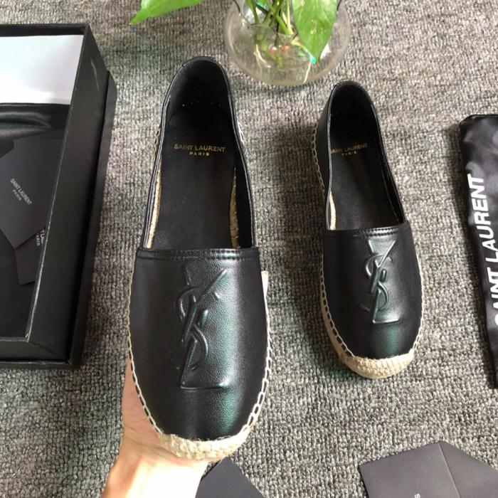 Saint Laurent logo-motif espadrilles Women's