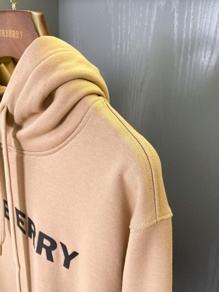 Burberry Logo Detailed Drawstring Hoodie
