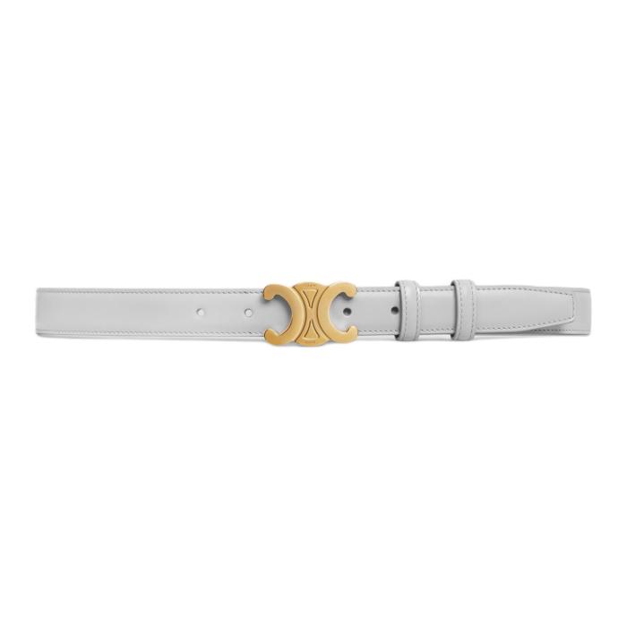 CELINE Medium Triomphe Belt In Taurillon Leather Width: 2.5CM