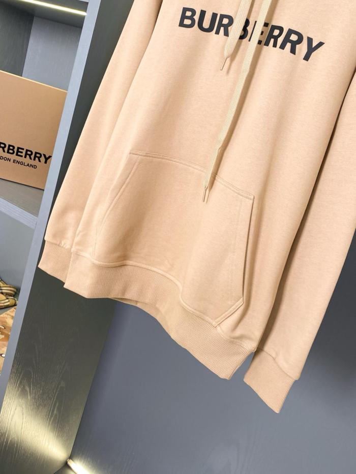 Burberry Logo Detailed Drawstring Hoodie