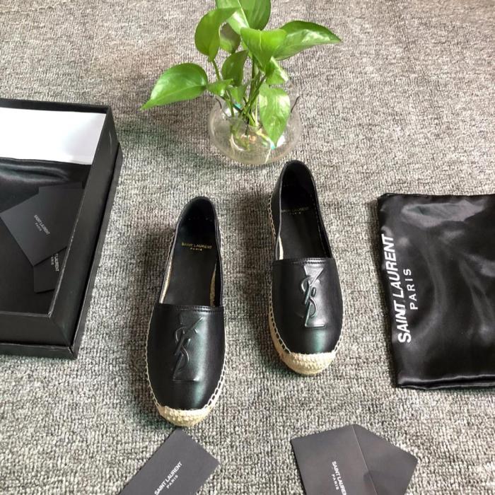 Saint Laurent logo-motif espadrilles Women's