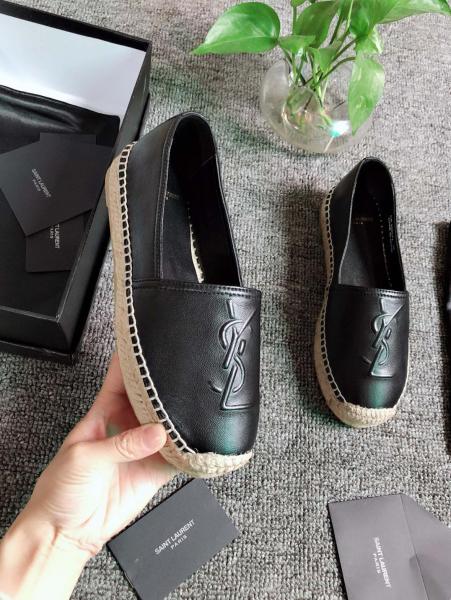 Saint Laurent logo-motif espadrilles Women's