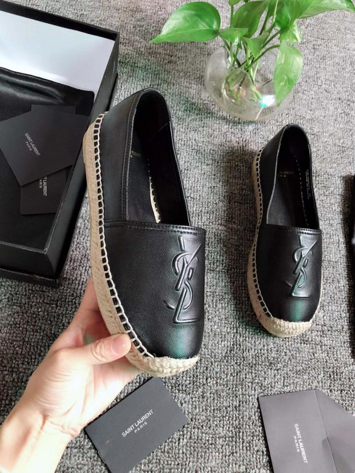 Saint Laurent logo-motif espadrilles Women's