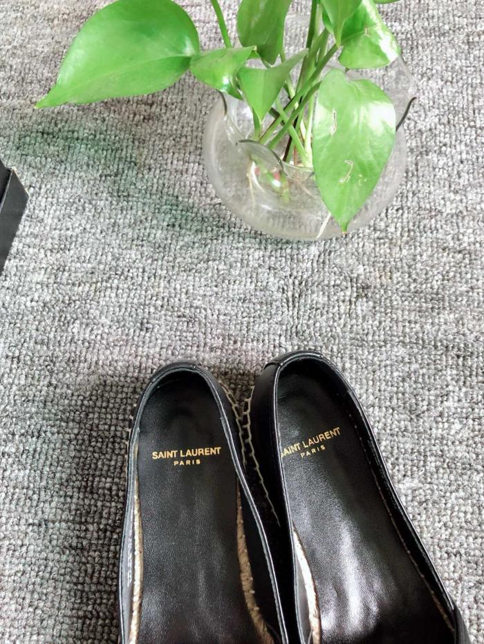 Saint Laurent logo-motif espadrilles Women's