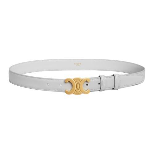 CELINE Medium Triomphe Belt In Taurillon Leather Width: 2.5CM
