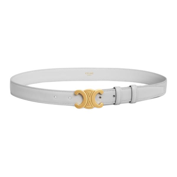 CELINE Medium Triomphe Belt In Taurillon Leather Width: 2.5CM