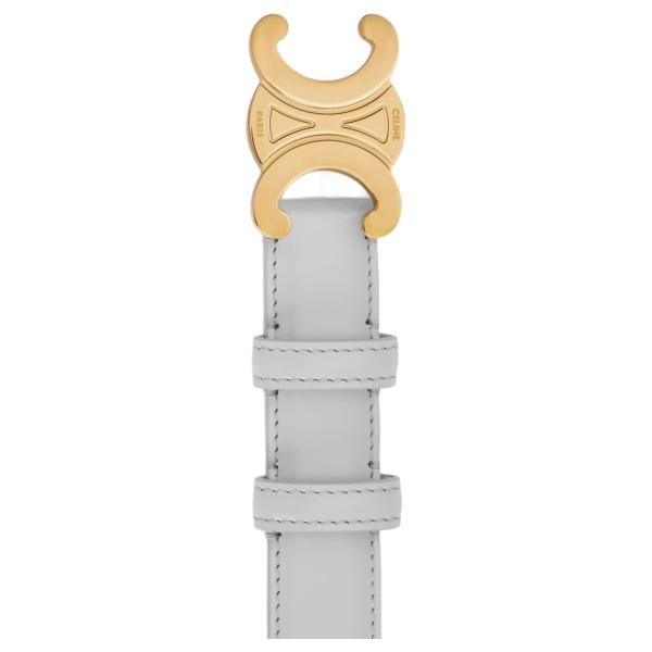 CELINE Medium Triomphe Belt In Taurillon Leather Width: 2.5CM