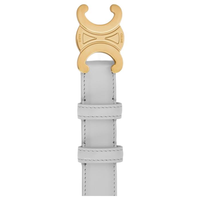 CELINE Medium Triomphe Belt In Taurillon Leather Width: 2.5CM