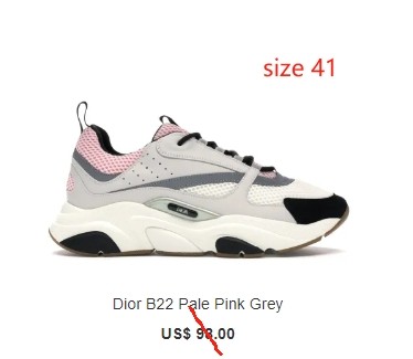 Special offer goods dior b22 size 41