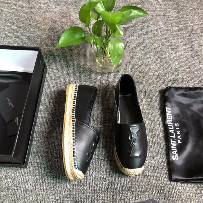 Saint Laurent logo-motif espadrilles Women's