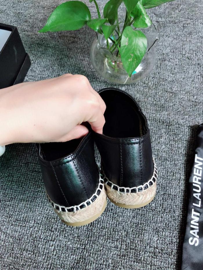 Saint Laurent logo-motif espadrilles Women's