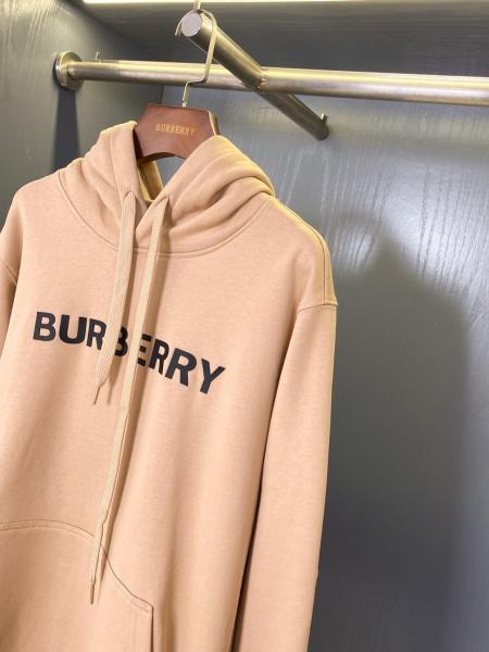 Burberry Logo Detailed Drawstring Hoodie