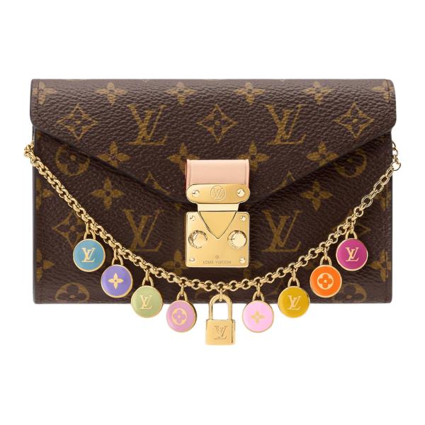LOUIS VUITTON Monogram Coated Canvas & Metal Fanny Pack Women's Brown M4588Z size L13.5cm H8cm
