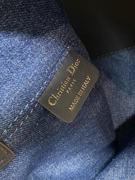 DIOR Toujours Oblique Jacquard Fabric Native Bag, One Shoulder Handbag Medium Women's Blue M2821ODCE-M49E size L28.5cm W17cm H21.5cm