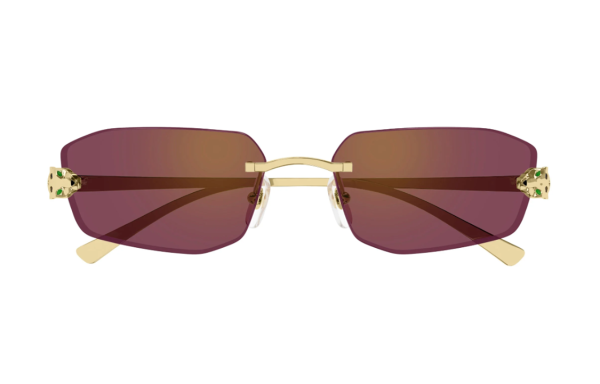 Cartier Geometric Frame Sunglasses