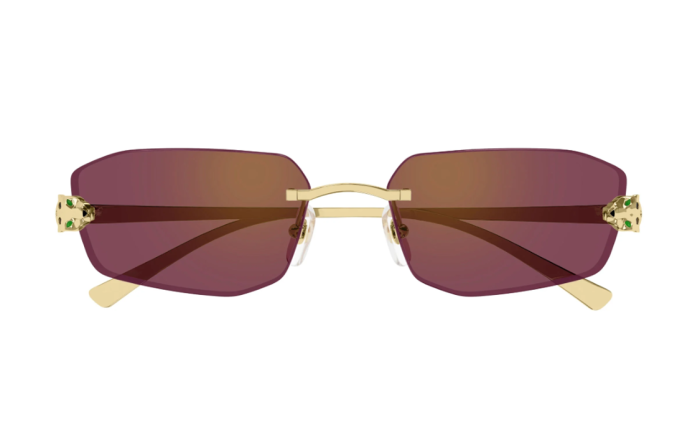 Cartier Geometric Frame Sunglasses