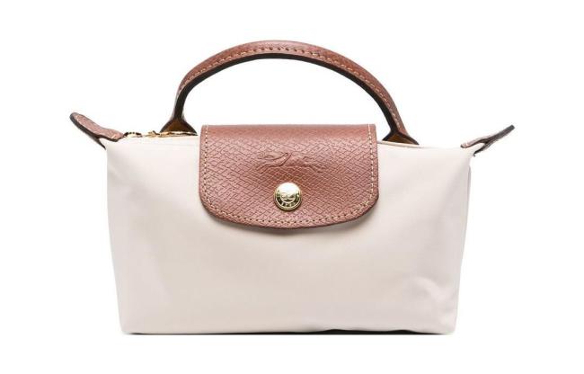 LONGCHAMP Le Pliage Recycled Canvas With Leather Trim Dumpling Bag Handbag Women's Paper Color 34175089555 size 17*6*11cm