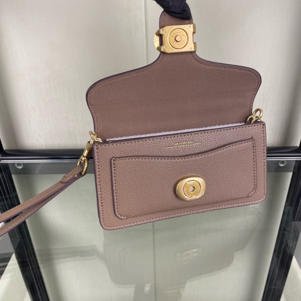 COACH Tabby Leather Handbag, Shoulder Bag, Crossbody Bag Small Women's Brown CM546-B4CBD size 20*7*10.5cm