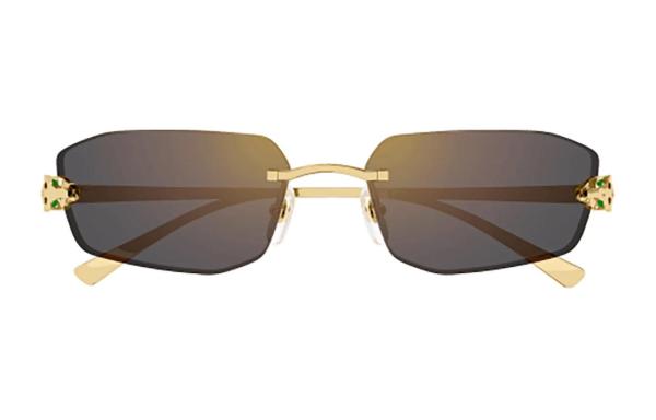 Cartier Geometric Frame Sunglasses