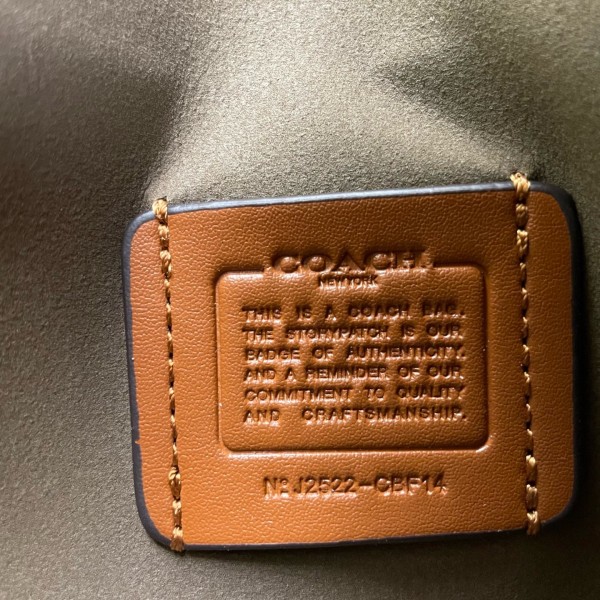 COACH Tabby Leather Handbag, Shoulder Bag, Crossbody Bag Small Women's Brown CM546-B4CBD size 20*7*10.5cm