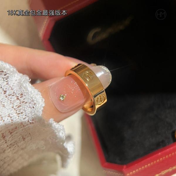 Cartier 2010s 18K Rose Gold Love Ring