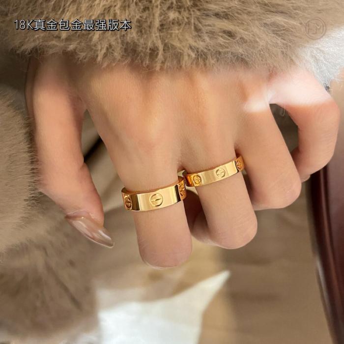 Cartier 2010s 18K Rose Gold Love Ring