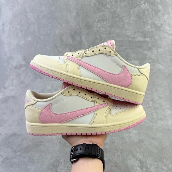 Jordan x Travis Scott Air Jordan 1 Low top Vintage Basketball Shoes
