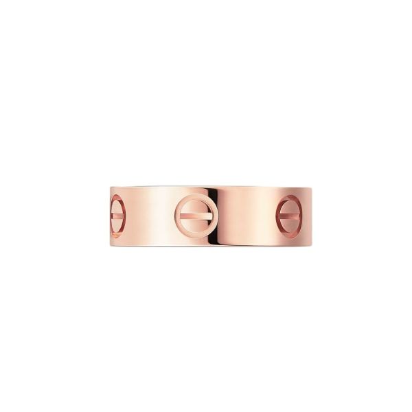 Cartier 2010s 18K Rose Gold Love Ring