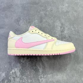 Jordan x Travis Scott Air Jordan 1 Low top Vintage Basketball Shoes