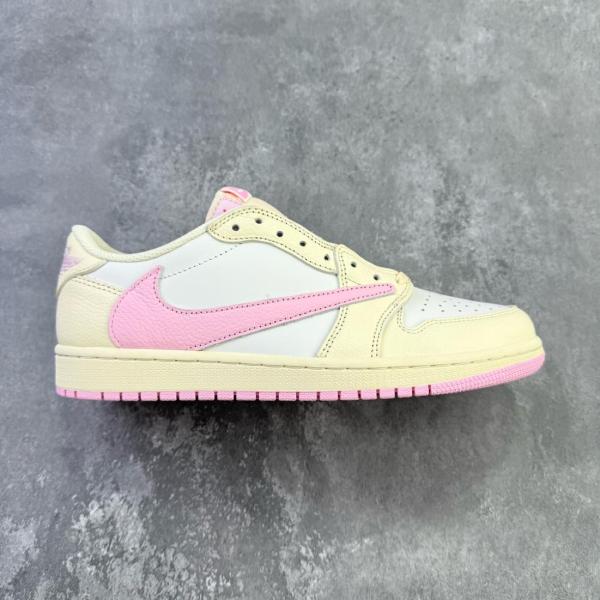 Jordan x Travis Scott Air Jordan 1 Low top Vintage Basketball Shoes