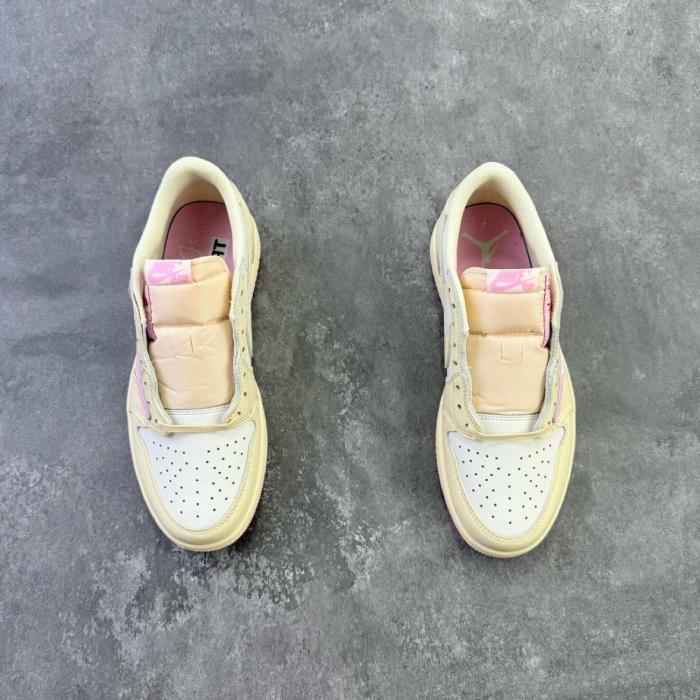 Jordan x Travis Scott Air Jordan 1 Low top Vintage Basketball Shoes