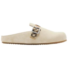 Burberry Closed Toe Slippers Beige