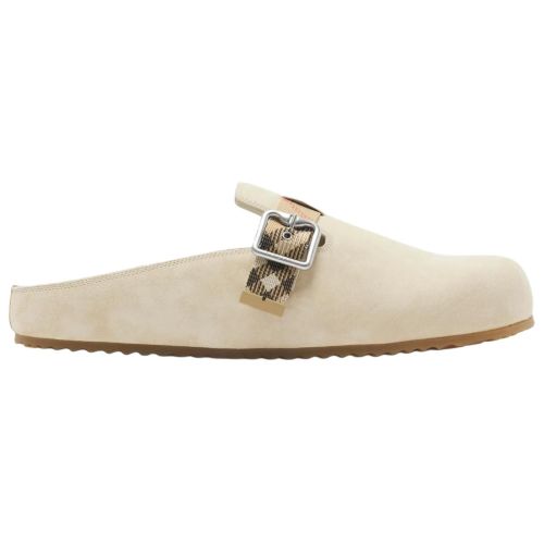 Burberry Closed Toe Slippers Beige