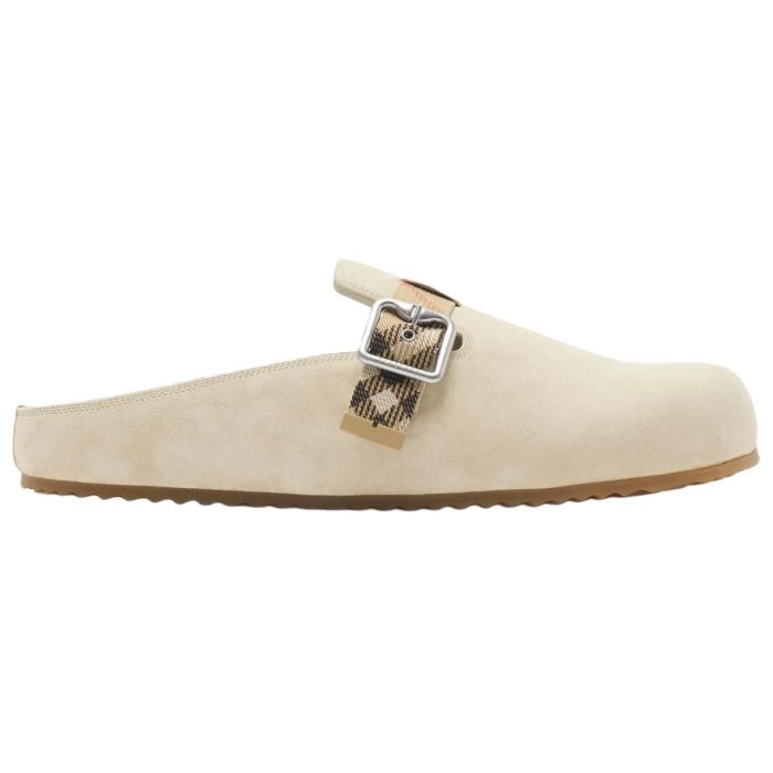 Burberry Closed Toe Slippers Beige