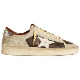 Golden Goose Stardan Leather Low top Skateboard Shoes Umber