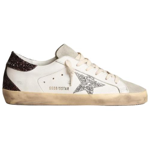 Golden Goose Super-Star Leather Star Low-top Fashion Sneakers White Distressed Version